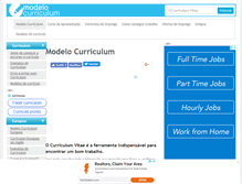 Tablet Screenshot of modelo-curriculum.com